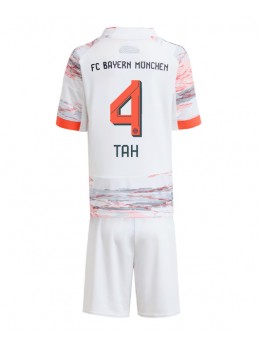 Bayern Munich Jonathan Tah #4 Replika Borta Kläder Barn 2025-26 Kortärmad (+ byxor)